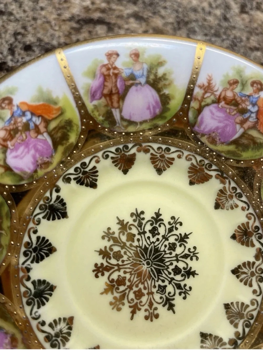 Love Story Decorative Porcelain German small dish 1940’s